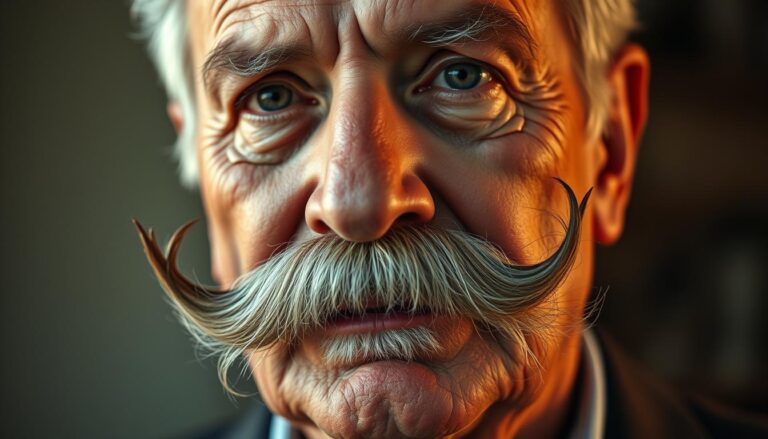 długie wąsy męskie