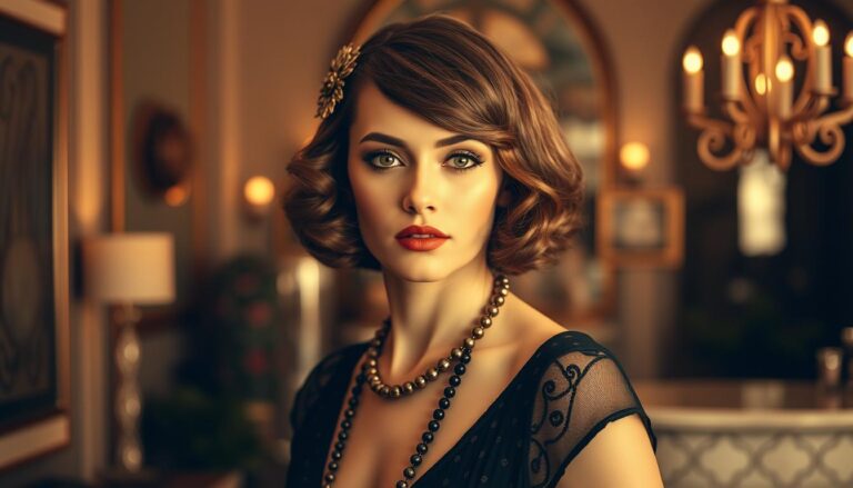 fryzura lata 20 jak zrobić