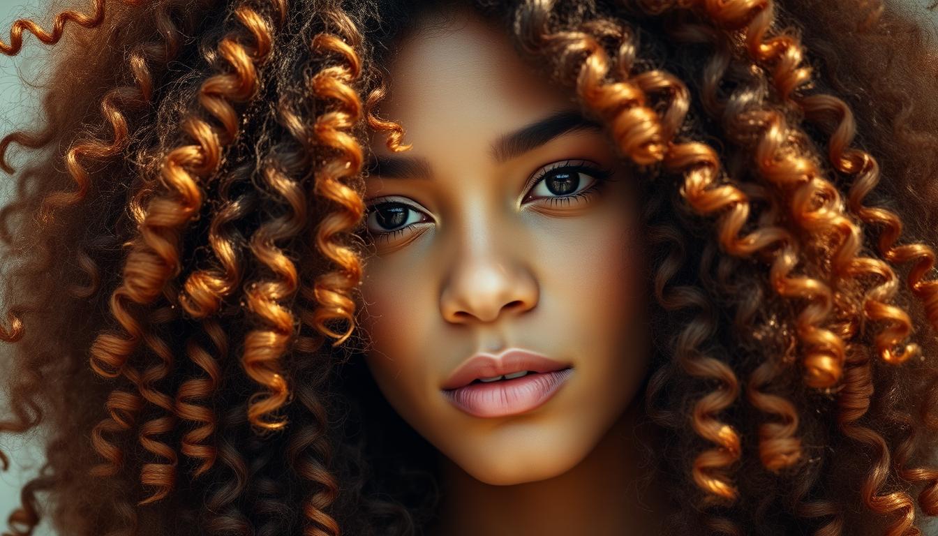 fryzury z kręconych włosów na co dzień