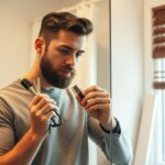 stylizacja brody w domu