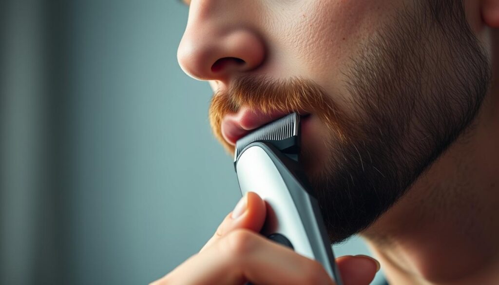 używanie trymera do brody Gillette używanie trymera do brody Gillette