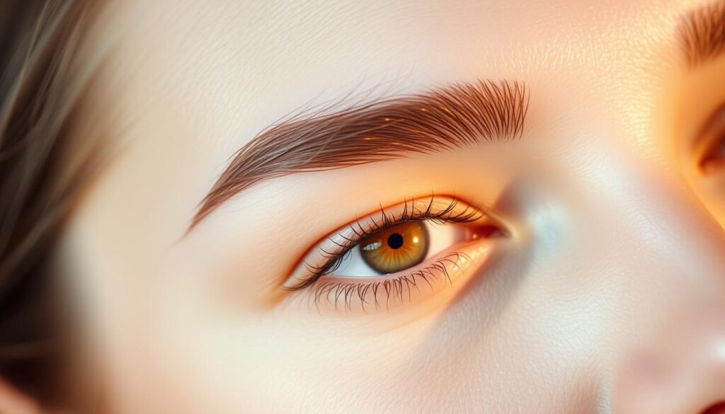 A close-up shot of carefully groomed eyebrows against a soft, blurred background. The brows are well-shaped, with a natural arch and defined edges. The lighting is gentle, casting a warm, flattering glow on the skin. The image conveys a sense of tranquility and attention to detail, showcasing the importance of proper eyebrow care and maintenance. The focus is on the brows, highlighting the key steps and techniques for maintaining beautiful, healthy-looking permanent eyebrows. A close-up shot of carefully groomed eyebrows against a soft, blurred background. The brows are well-shaped, with a natural arch and defined edges. The lighting is gentle, casting a warm, flattering glow on the skin. The image conveys a sense of tranquility and attention to detail, showcasing the importance of proper eyebrow care and maintenance. The focus is on the brows, highlighting the key steps and techniques for maintaining beautiful, healthy-looking permanent eyebrows.