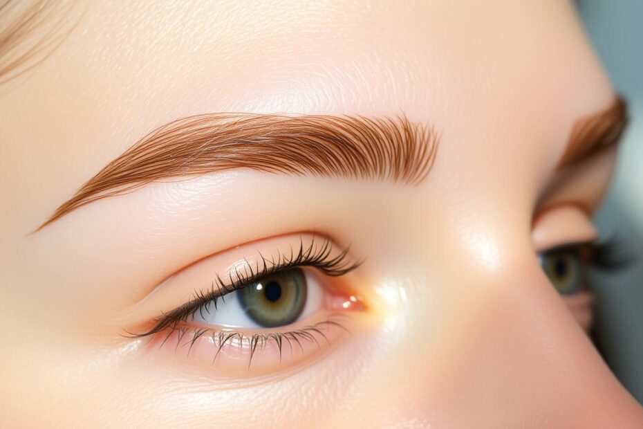 Czy laminacja niszczy brwi
