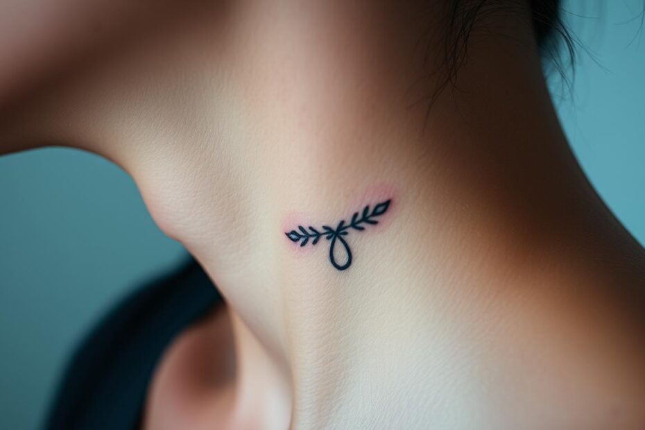 Czy tatuaż na szyi boli