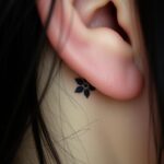 Czy tatuaż za uchem boli