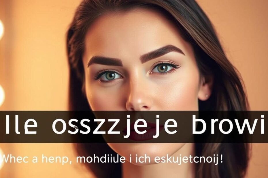 Ile kosztuje regulacja brwi
