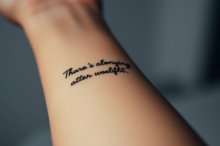 Jaki napis na tatuaż