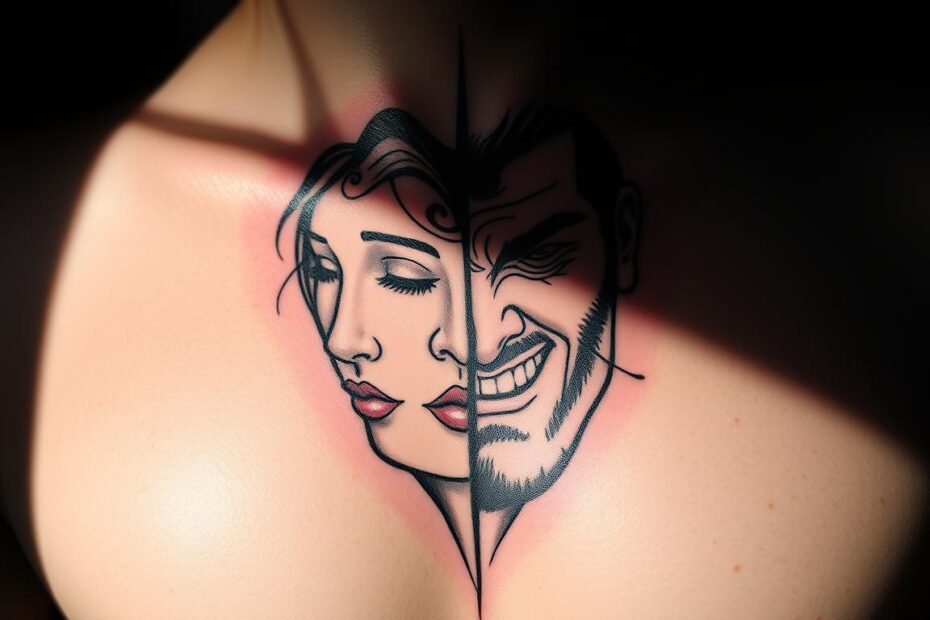 Tatuaż dwie twarze znaczenie