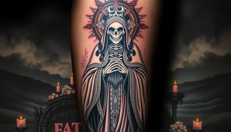 Santa muerte tatuaż znaczenie