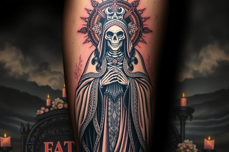 Santa muerte tatuaż znaczenie