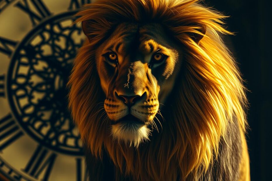 Tatuaż lew i zegar znaczenie