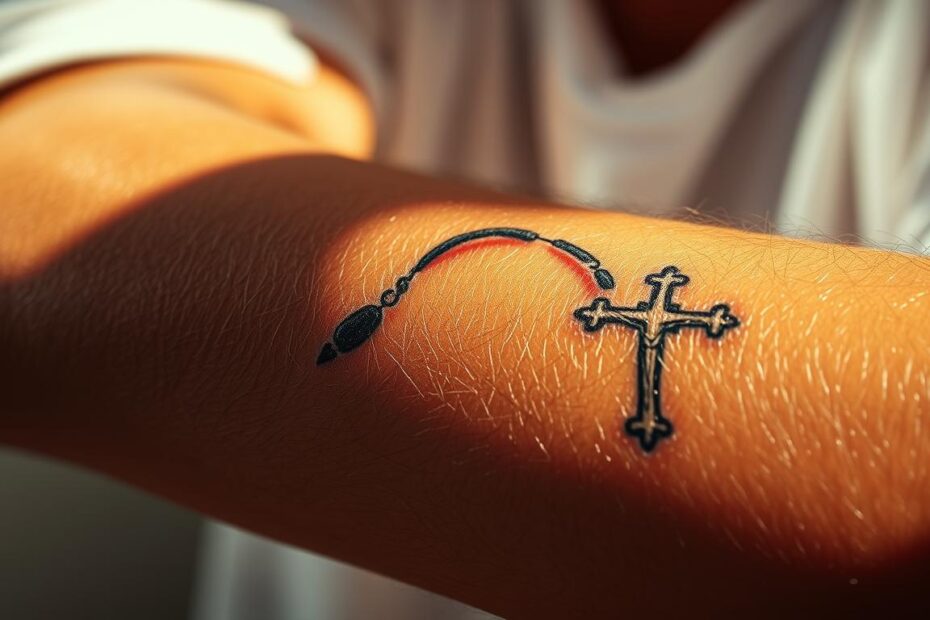 Tatuaż różaniec na ręce znaczenie