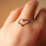 Tatuaż serce na palcu co oznacza – uczucia, wierność i relacje Tatuaż serce na palcu co oznacza