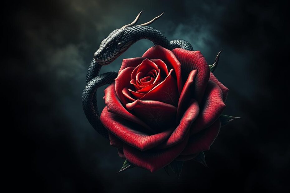 Tatuaż wąż i róża znaczenie