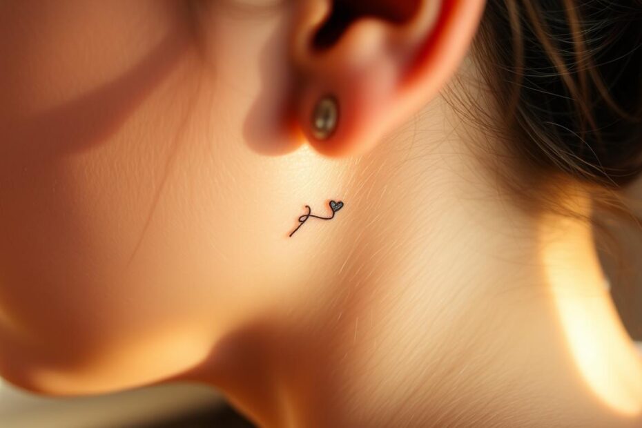 Tatuaż za uchem co oznacza