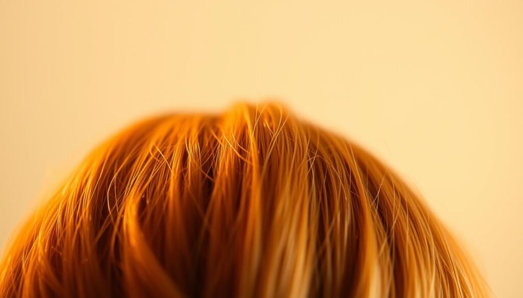 A close-up view of healthy, vibrant hair strands growing upward against a soft, diffused background. The hair is lustrous, with individual fibers visible, conveying a sense of natural, uninterrupted growth. The lighting is warm and flattering, creating a sense of depth and dimensionality. The focus is sharp on the hair, with a gentle blur in the background, emphasizing the subject. The overall mood is serene and contemplative, inviting the viewer to consider the process of hair growth. A close-up view of healthy, vibrant hair strands growing upward against a soft, diffused background. The hair is lustrous, with individual fibers visible, conveying a sense of natural, uninterrupted growth. The lighting is warm and flattering, creating a sense of depth and dimensionality. The focus is sharp on the hair, with a gentle blur in the background, emphasizing the subject. The overall mood is serene and contemplative, inviting the viewer to consider the process of hair growth.