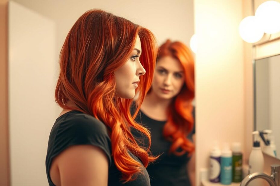 Jak wypłukać rudy kolor z włosów