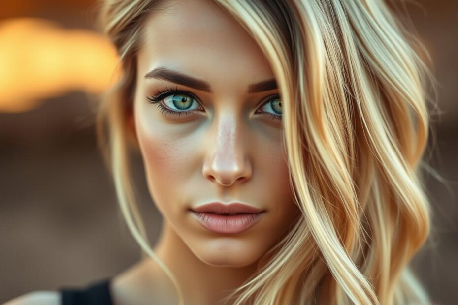 Jaki kolor włosów do zielonych oczu